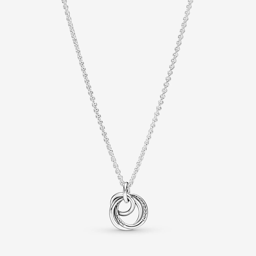 Pandora Family Always Encircled Pendant Necklace 23.6 in