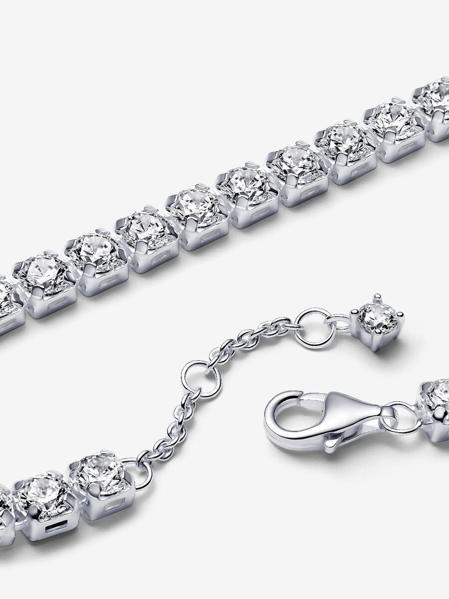 Pandora Sparkling Bold Tennis Bracelet Sterling silver
