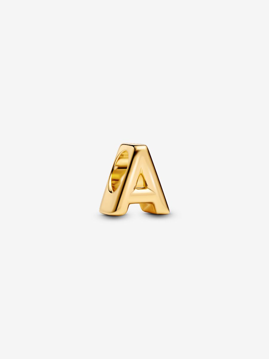 Letter A Alphabet Charm