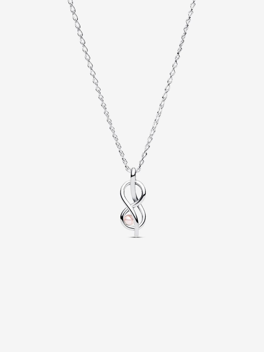 Infinity Knot Collier Necklace
Sterling silver