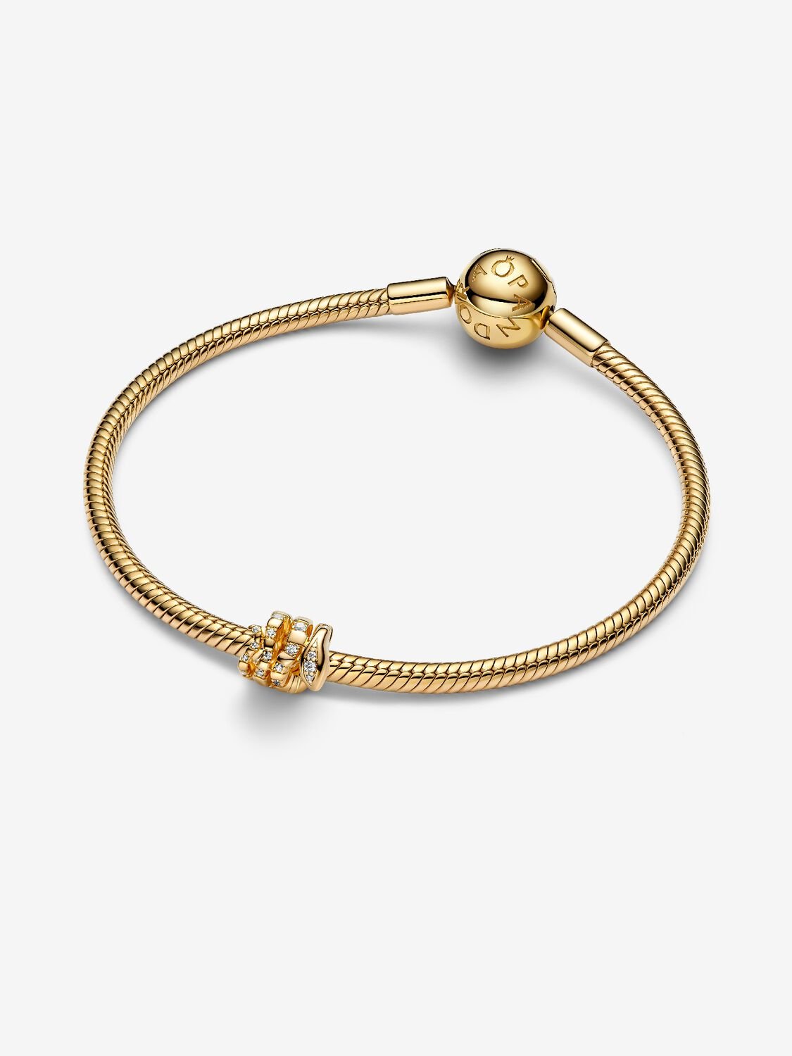 Pandora Curled Snake Charm