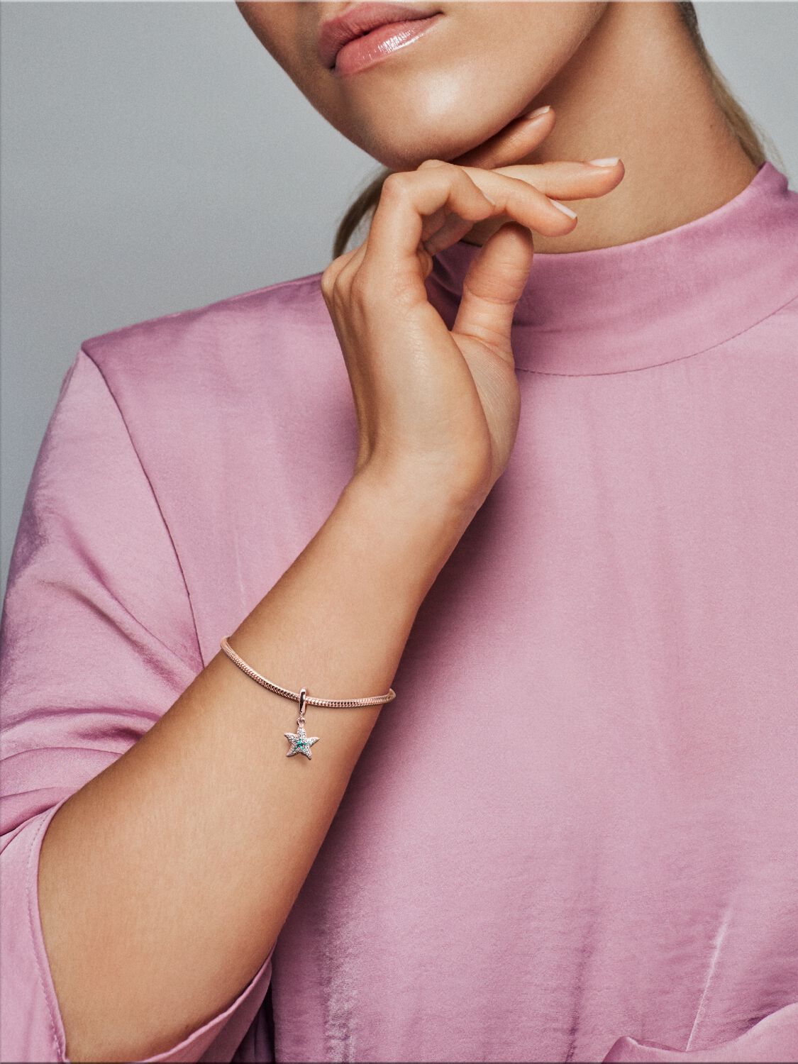 Pandora Sparkling Starfish Dangle Charm