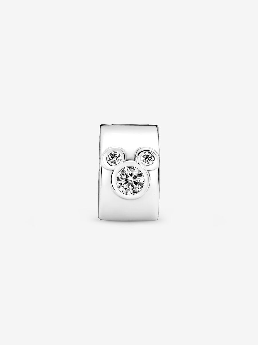Pandora Disney Mickey Mouse & Minnie Mouse Clip Charm Sterling silver