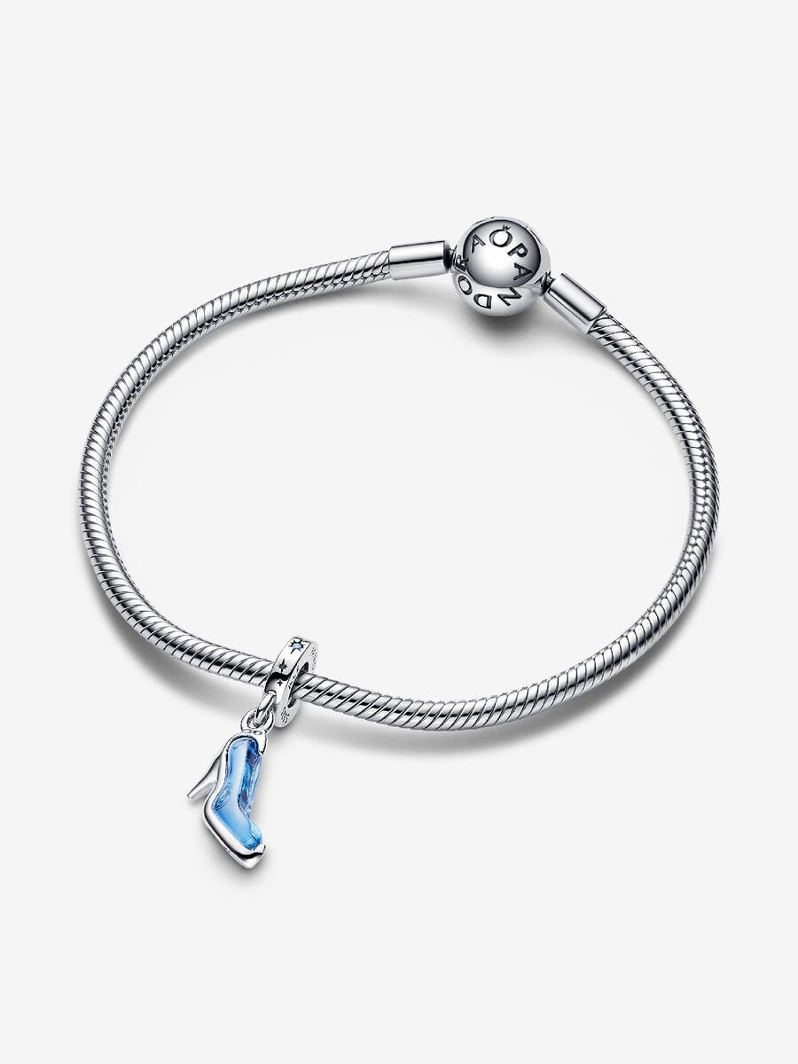 Disney Cinderella's Glass Slipper Dangle Charm Sterling silver