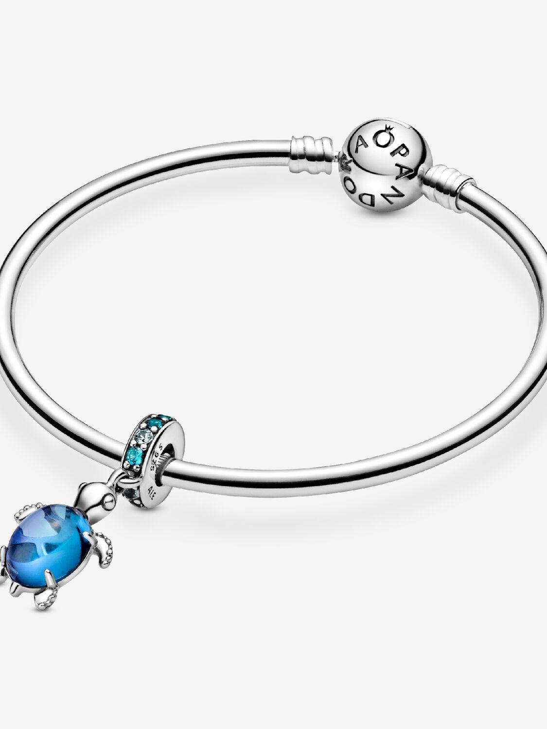 Pandora Murano Glass Sea Turtle Dangle Charm 798939C01