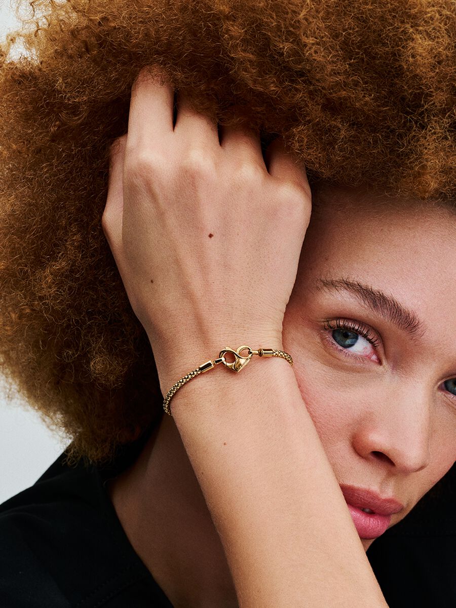 Studded Chain Bracelet 14k gold plating