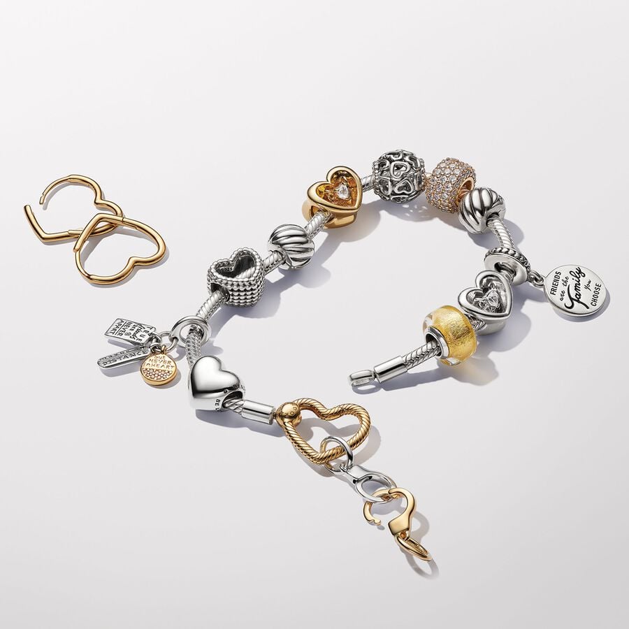 Pandora Friendship Triple Dangle Charm With Gift Box