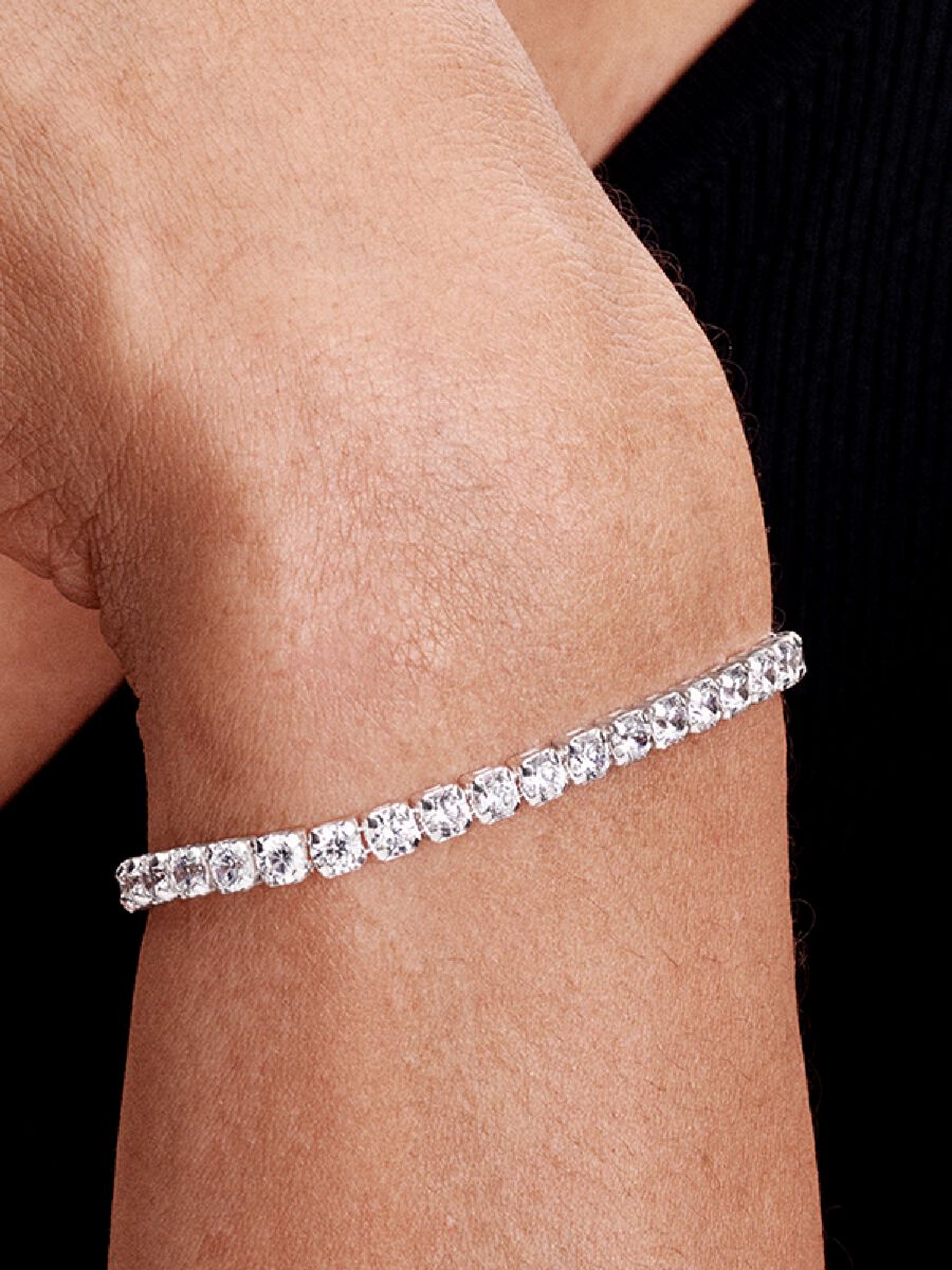 Pandora Sparkling Bold Tennis Bracelet Sterling silver